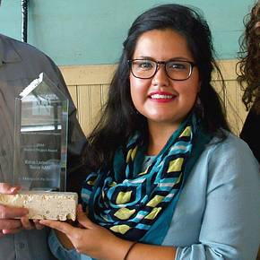 Doctoral student earns awards for organizing 'Dialogo on the Border'